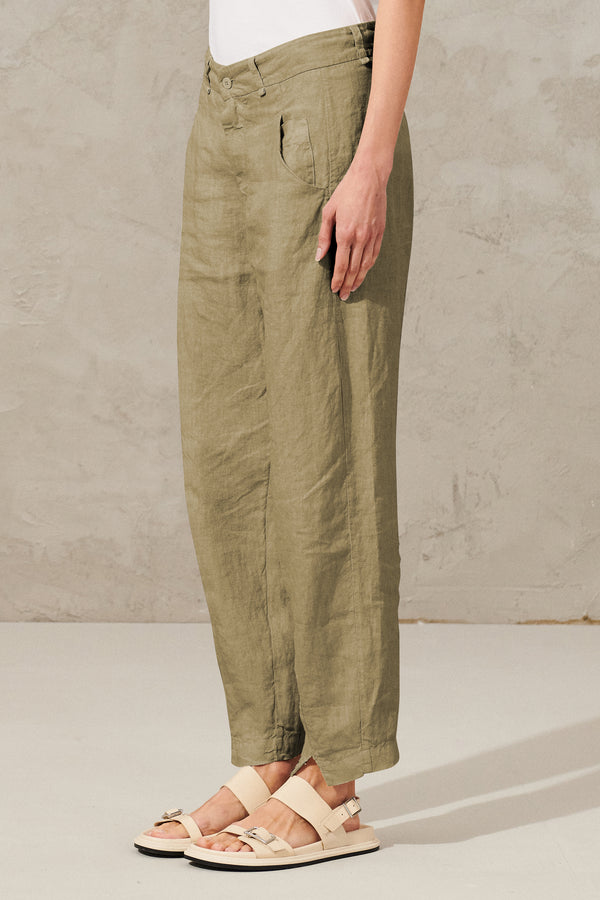 Pantalone in lino comfort fit | 1012.CFDTRXE145.14