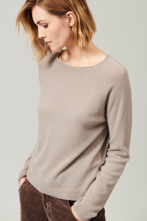 Longsleeve mit rundhalsausschnitt aus wolle und kaschmir | 1013.CFDTRY10451.11