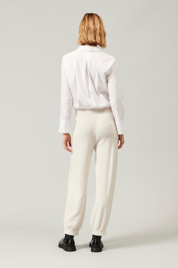 Pantalon en point jersey de viscose et laine | 1013.CFDTRY11465.21