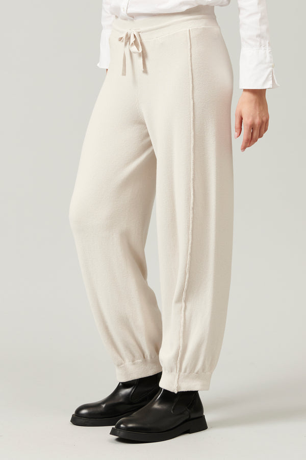 Pantalon en point jersey de viscose et laine | 1013.CFDTRY11465.21