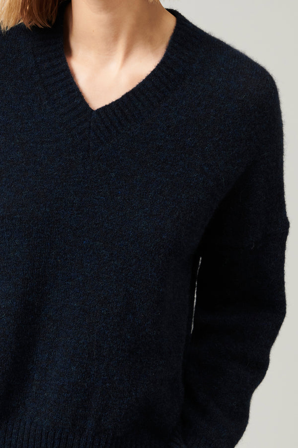 Pull col v en laine et alpaga | 1013.CFDTRY12470.05