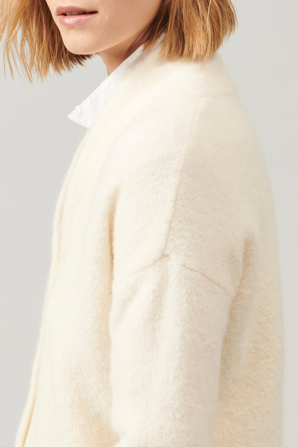 Alpaca and wool knit cardigan | 1013.CFDTRY12474.02