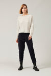 Boat neckline wool and alpaca blend oversize knit | 1013.CFDTRY16512.11