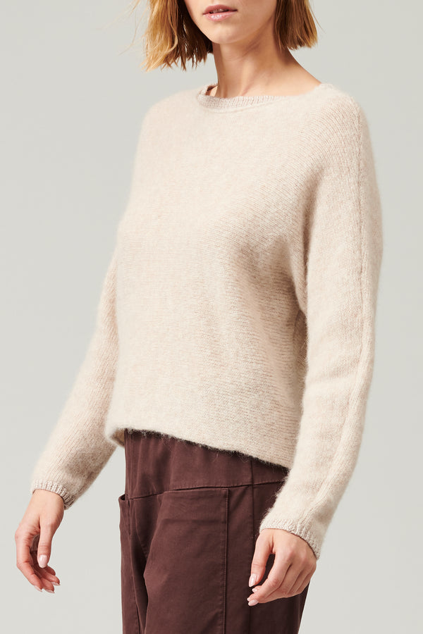 Maglia oversize in alpaca misto lana. scollo a barchetta | 1013.CFDTRY16512.21