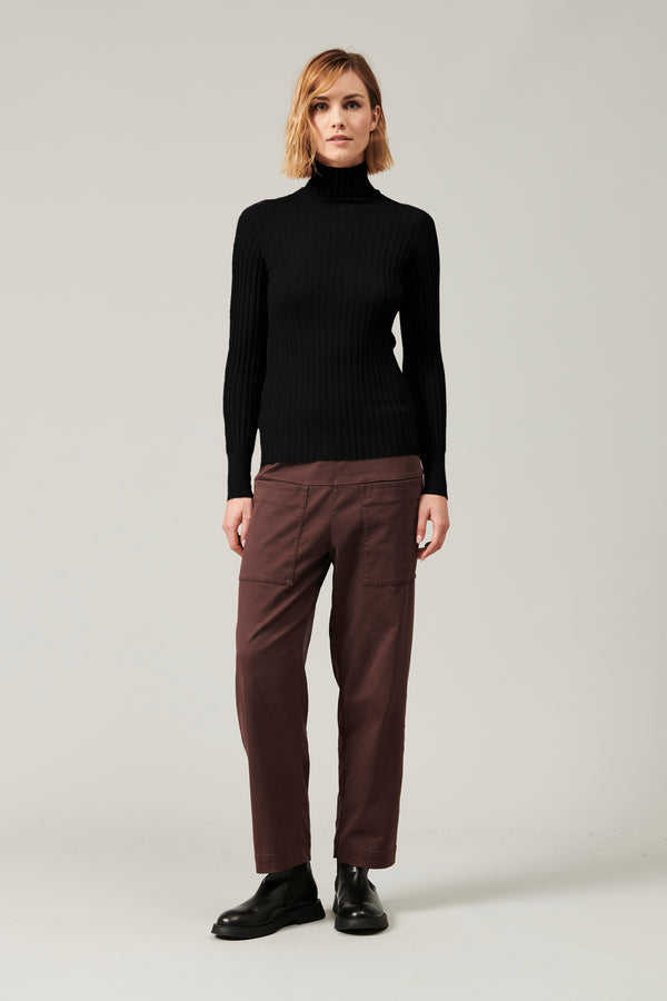 Turtleneck ribbed extrafine wool knit | 1013.CFDTRY19542.10