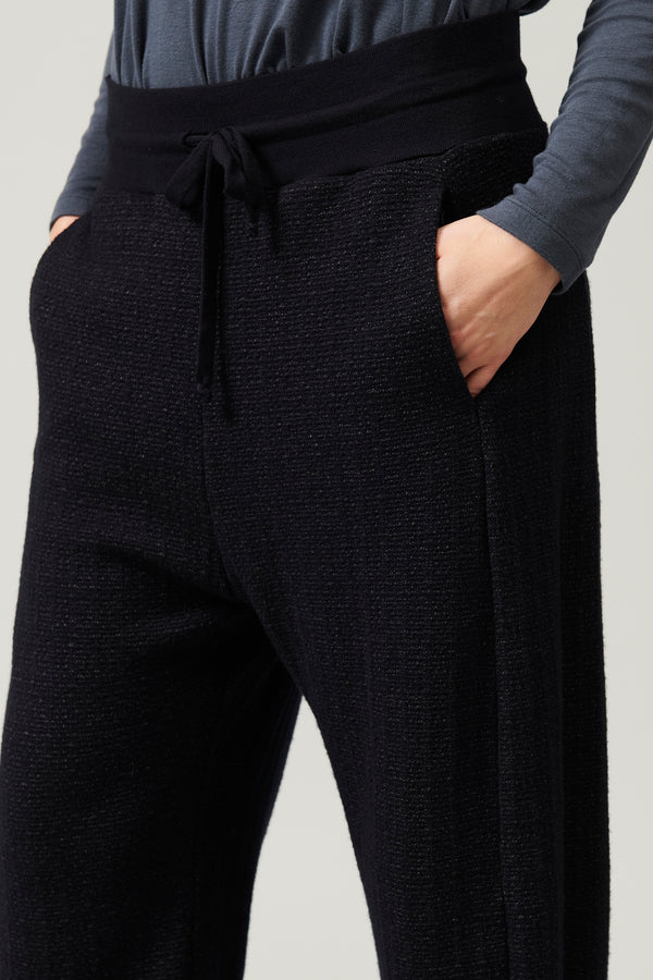 Pantalon en jacquard de laine mélangée à micro-motif | 1013.CFDTRY7424.05