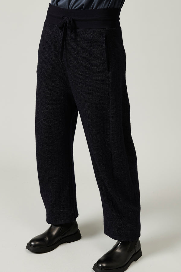 Pantalon en jacquard de laine mélangée à micro-motif | 1013.CFDTRY7424.05