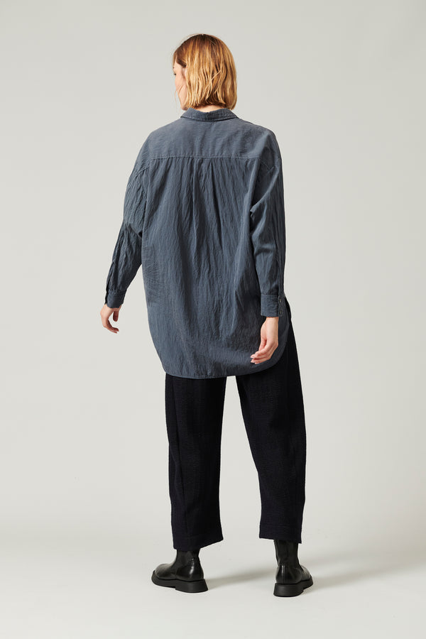 Silk blend over shirt with pocket | 1013.CFDTRYL210.15