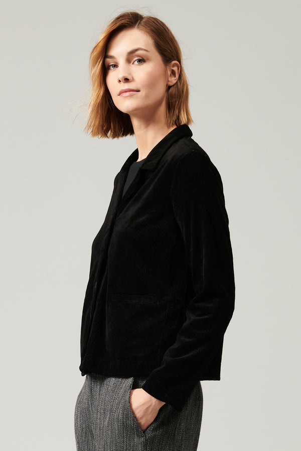 Stretch viscose and cotton corduroy jacket | 1013.CFDTRYQ260.10