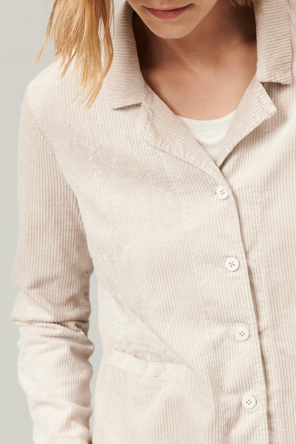 Stretch viscose and cotton corduroy jacket | 1013.CFDTRYQ260.21