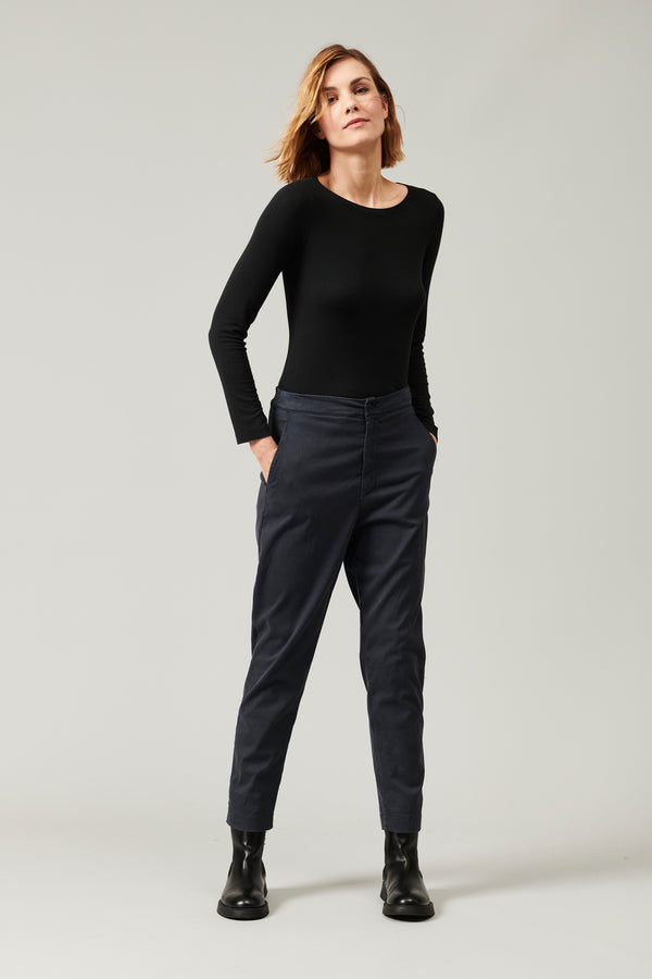 Pantalone slim fit in raso di cotone stretch | 1013.CFDTRYR275.05