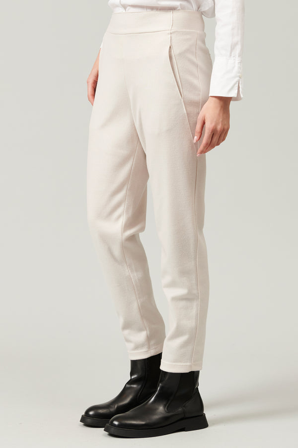 Regular fit pant in boiled wool knit | 1013.CFDTRYV316.01