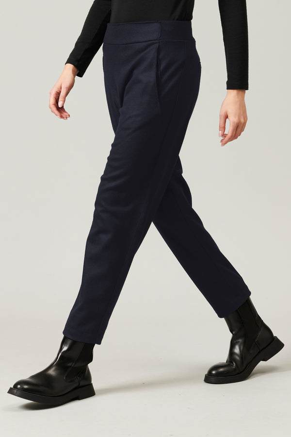 Regular fit pant in boiled wool knit | 1013.CFDTRYV316.05