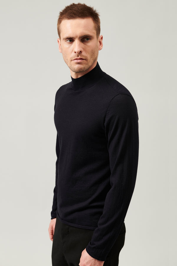 Virgin wool regular fit turtleneck knit | 1013.CFUTRY11463.U05