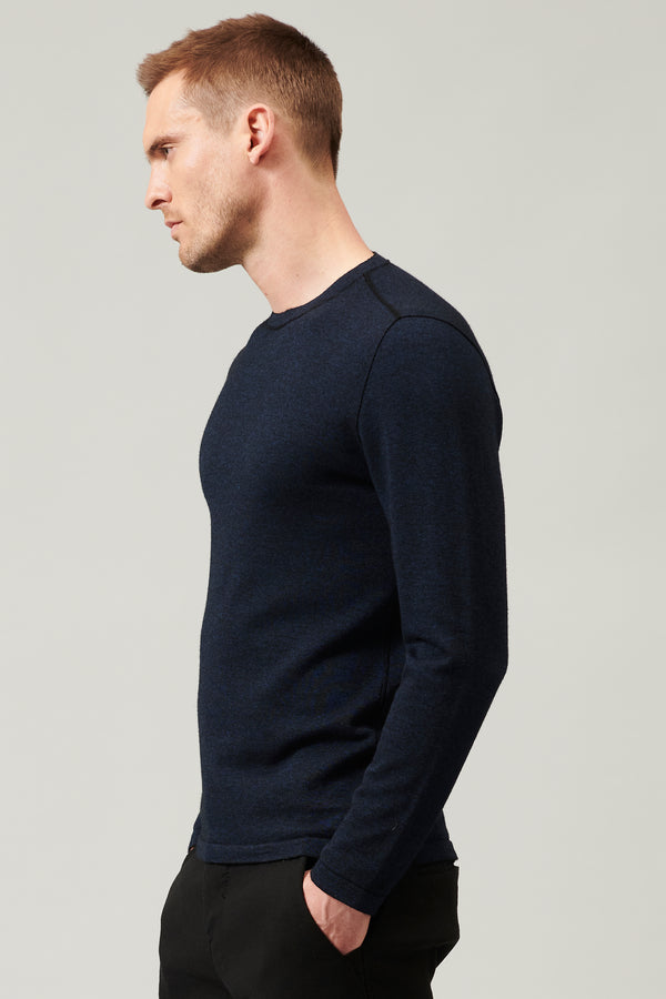 Regular-fit vanis� round-neck knit in viscose and wool | 1013.CFUTRY13480.U305