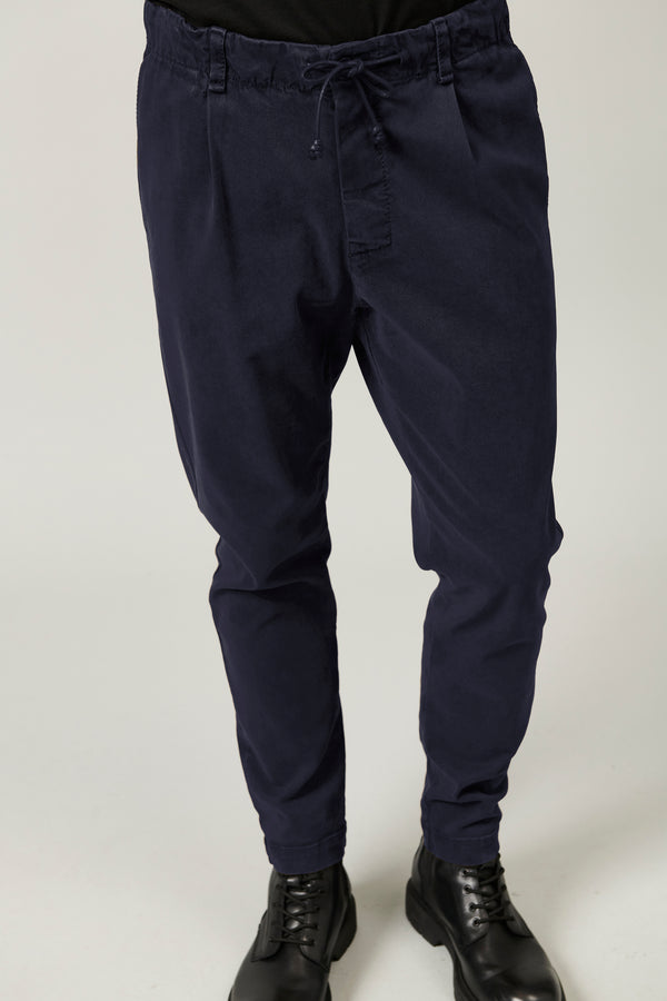 Tencel and modal stretch jogging pant loose-fit. elastic waistband with drawstring | 1013.CFUTRYB110.U05