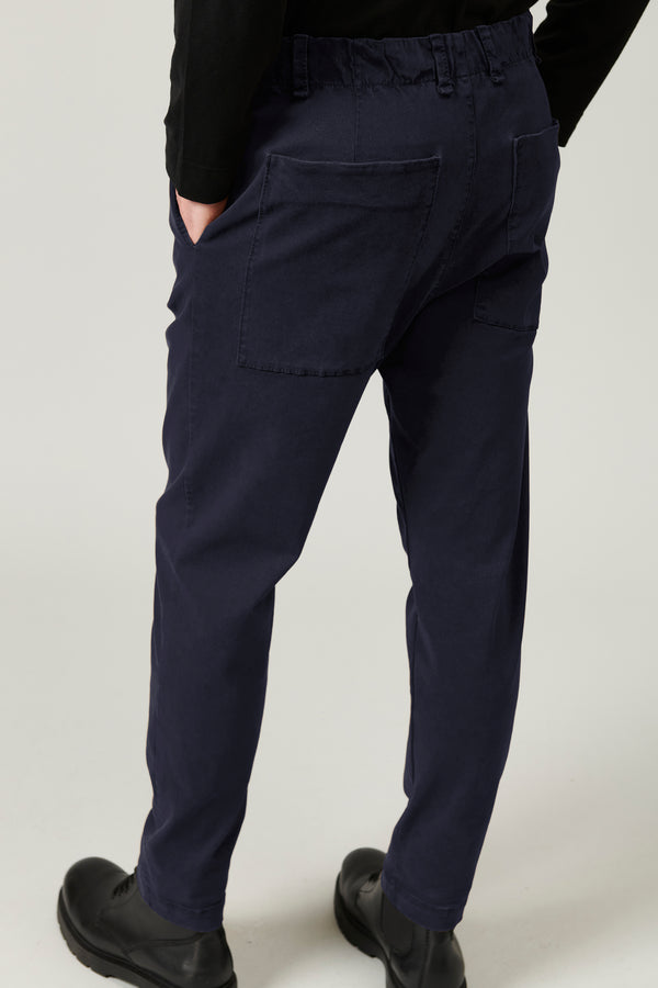 Pantalone jogging loose-fit in tencell e modal stretch smerigliato. cintura elastica con coulisse | 1013.CFUTRYB110.U05