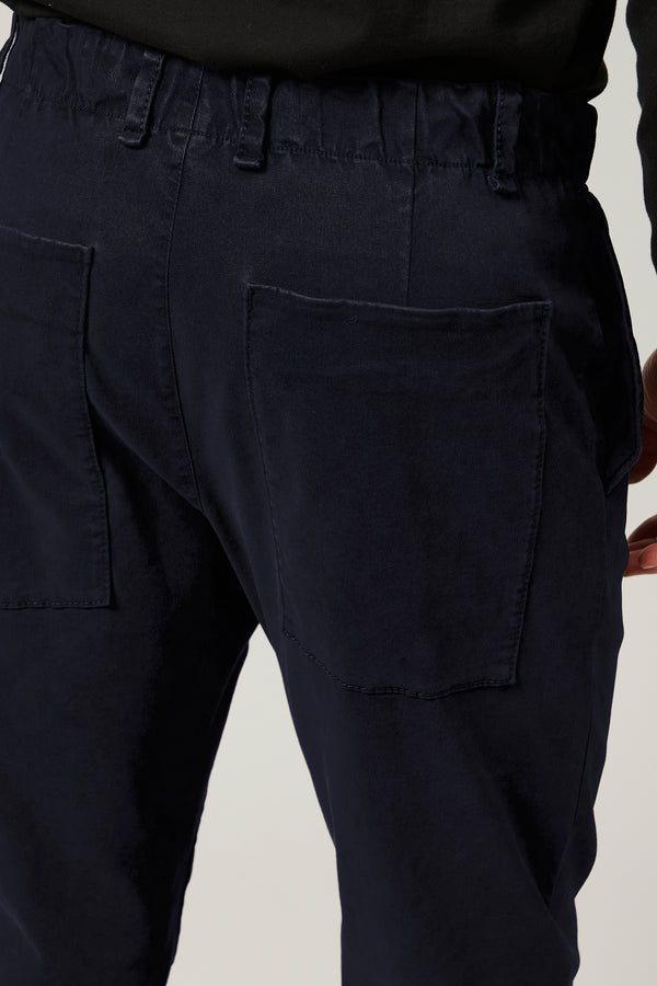 Pantalon de jogging coupe brute en tencel et modal extensible émerisé | 1013.CFUTRYB110.U05