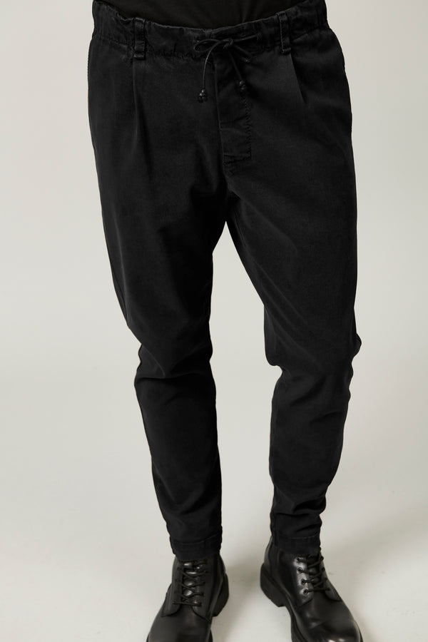 Pantalon de jogging coupe brute en tencel et modal extensible émerisé | 1013.CFUTRYB110.U10