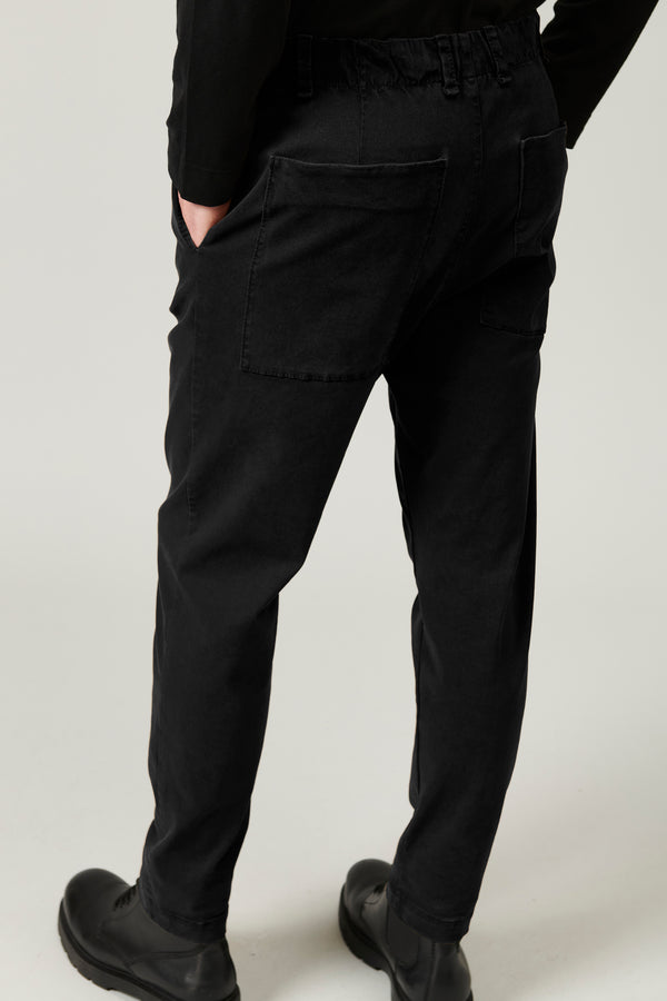 Pantalon de jogging coupe brute en tencel et modal extensible émerisé | 1013.CFUTRYB110.U10