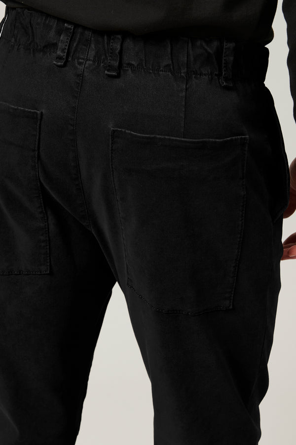 Pantalon de jogging coupe brute en tencel et modal extensible émerisé | 1013.CFUTRYB110.U10