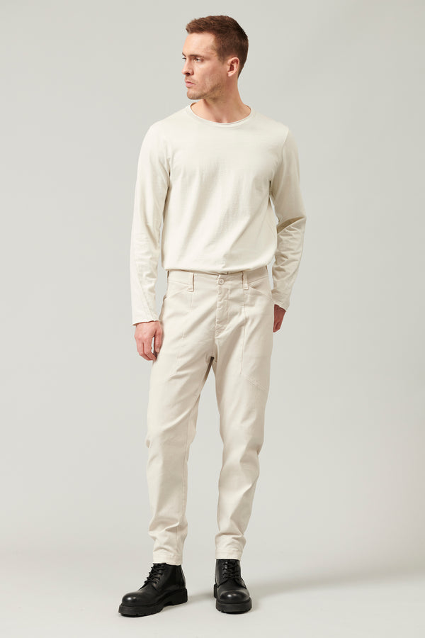 Tencel and modal stretch loose-fit trousers | 1013.CFUTRYB111.U01