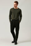 Loose-fit jogging trousers in cotton-blend corduroy. elastic waistband with drawstring | 1013.CFUTRYD130.U04