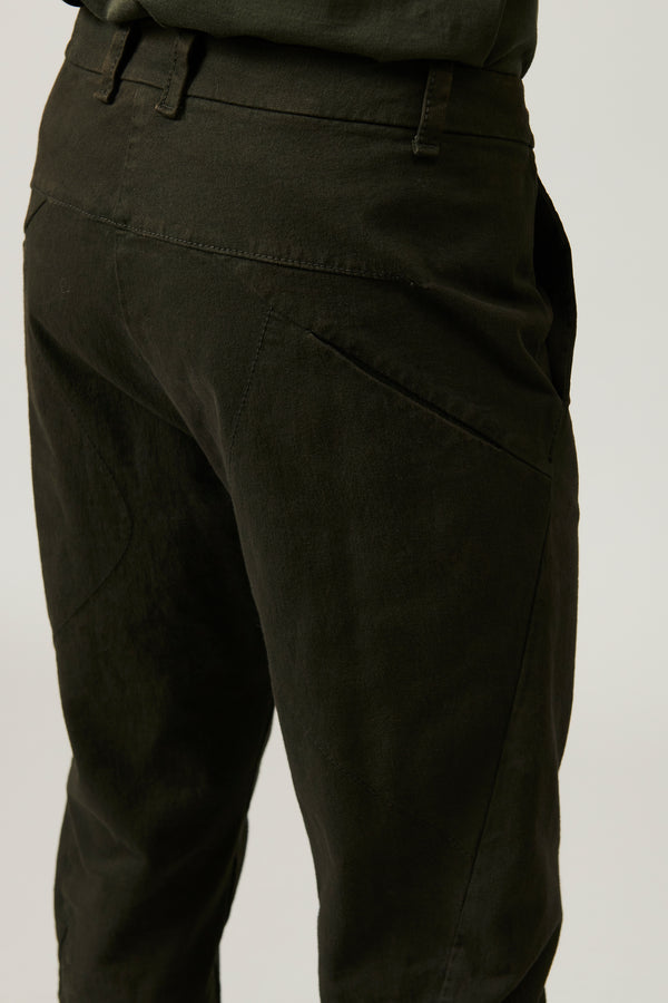 Regular fit cotton and wool stretch trousers | 1013.CFUTRYF150.U04