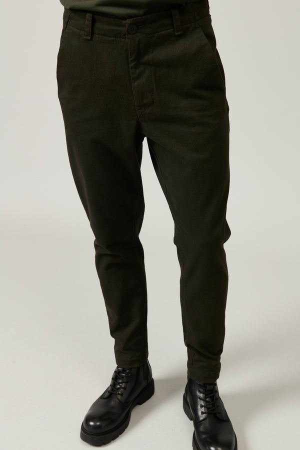 Pantalon droit en laine et coton stretch | 1013.CFUTRYF150.U04