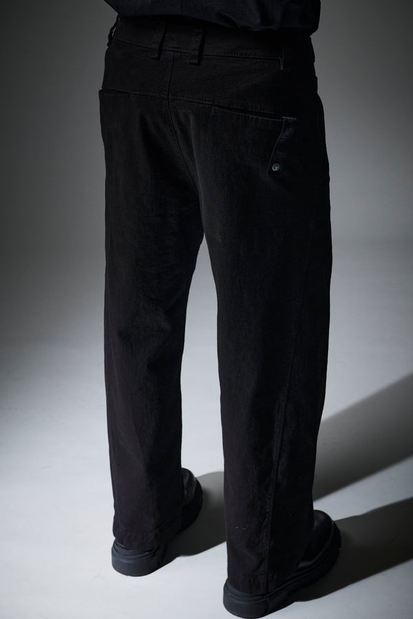 Oversize-hose aus stretch-baumwolle und -wolle | 1013.CFUTRYF155.U10