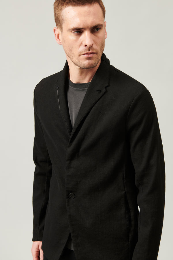 Virgin wool, cotton and hemp stretch regular fit jacket | 1013.CFUTRYM221.U10