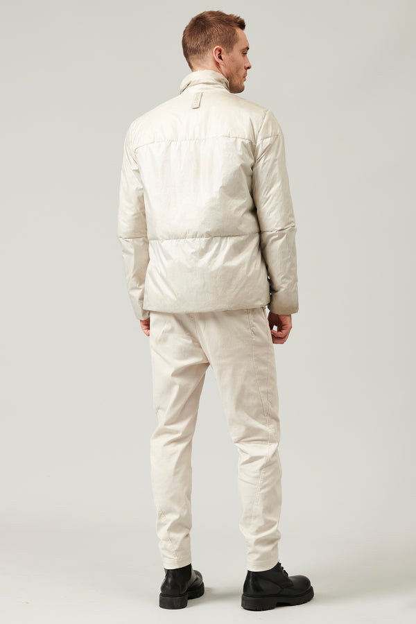 Veste réversible en tissu de coton et nylon déperlant rembourrée en duvet de canard | 1013.CFUTRYO240.U01