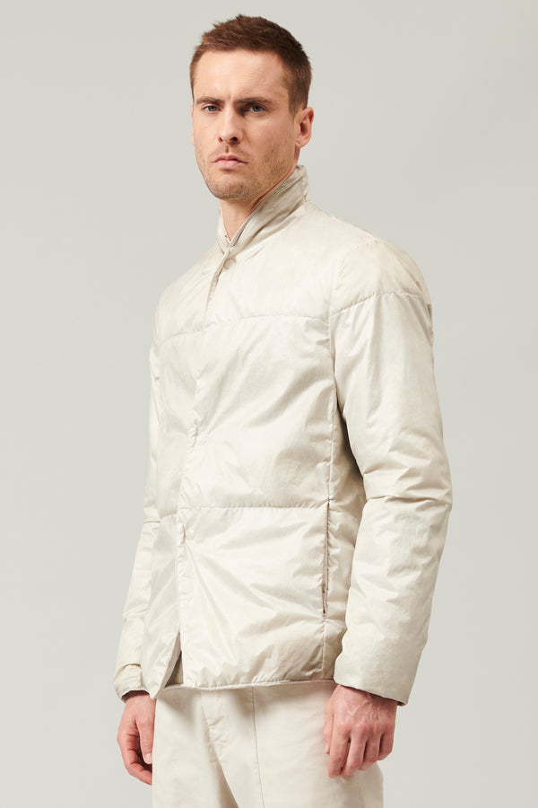 Cotton and nylon water-repellent reversible jacket padded with duck down | 1013.CFUTRYO240.U01