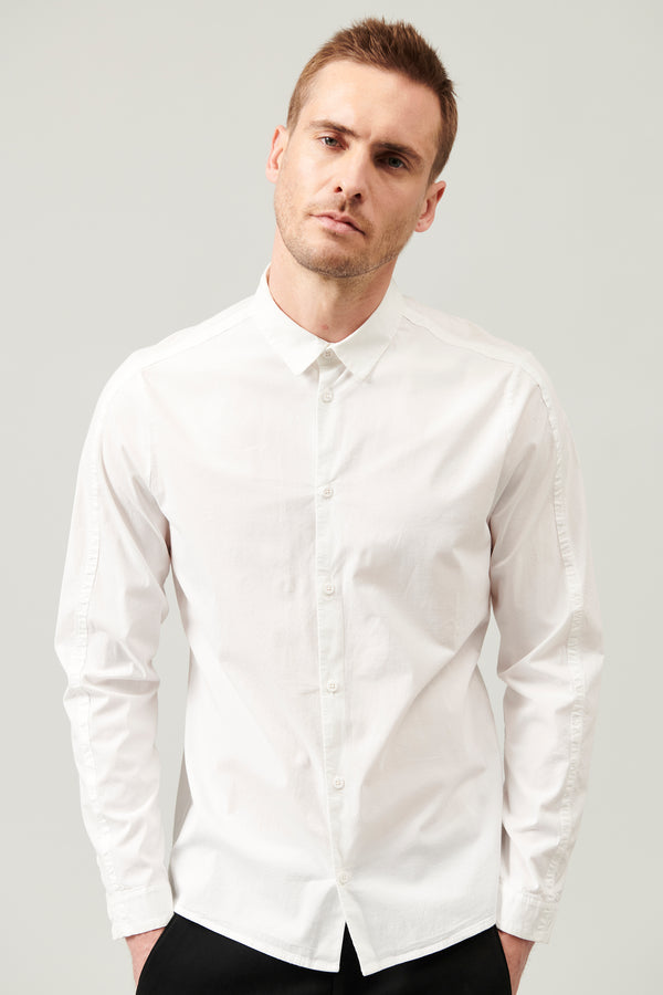 Regular fit shirt in stretch cotton poplin | 1013.CFUTRYT290.U00